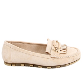 Mocasini de dama Leif Beige bej