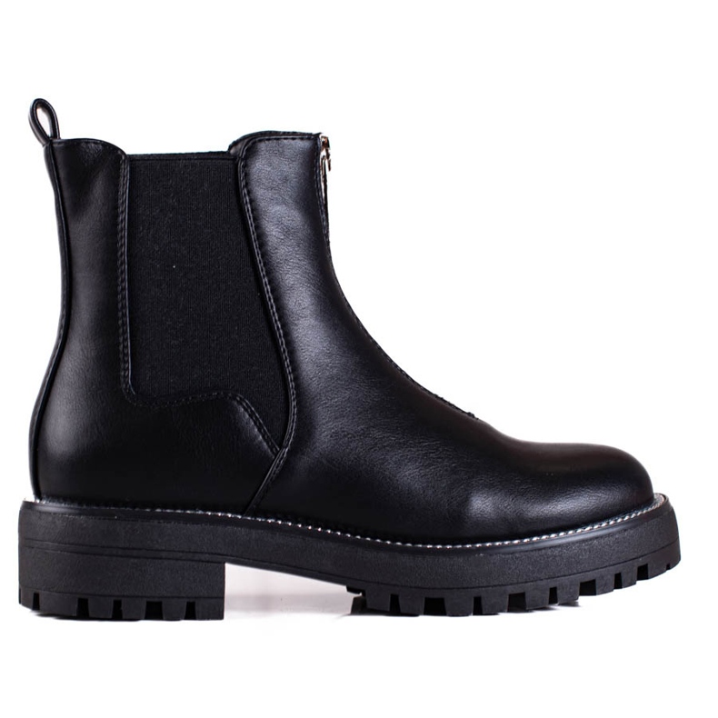 Lucrători de culoare pentru femei Shelovet cu fermoar negru