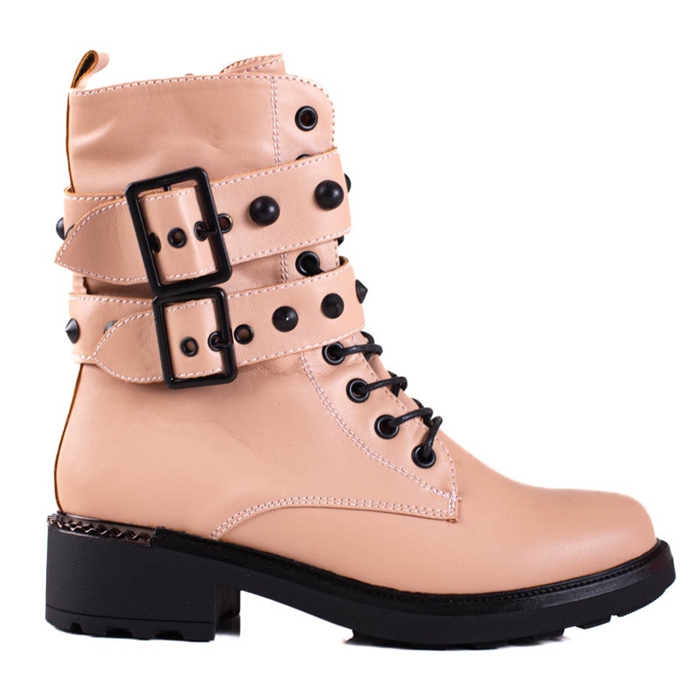 Genți de damă Shelovet bej cu accesorii negre negru