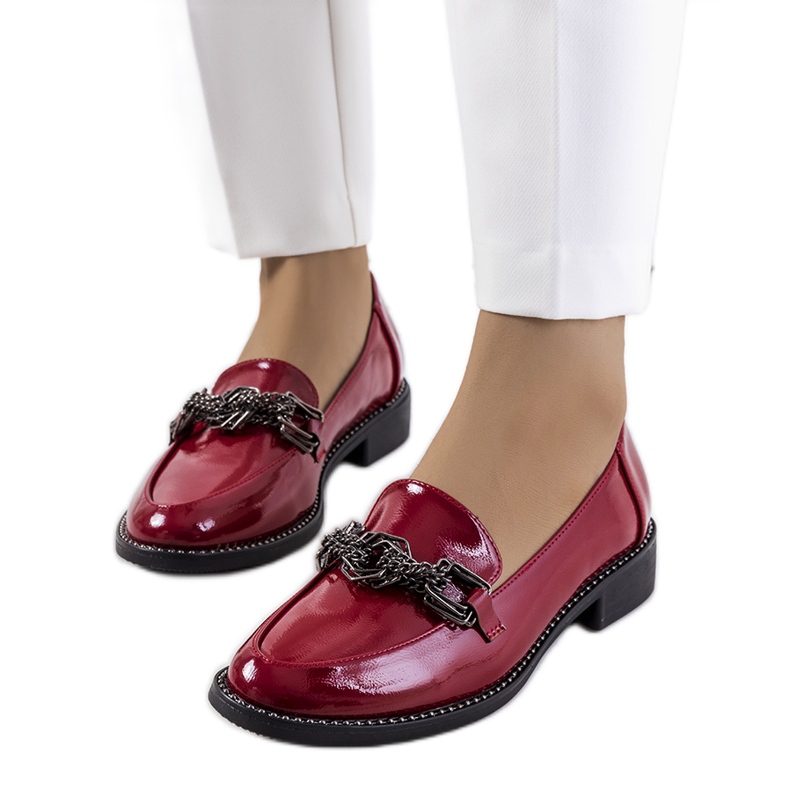 Pantofi roșii de damă de la Sakina roșu Pantofi roșii de damă de la Sakina roșu