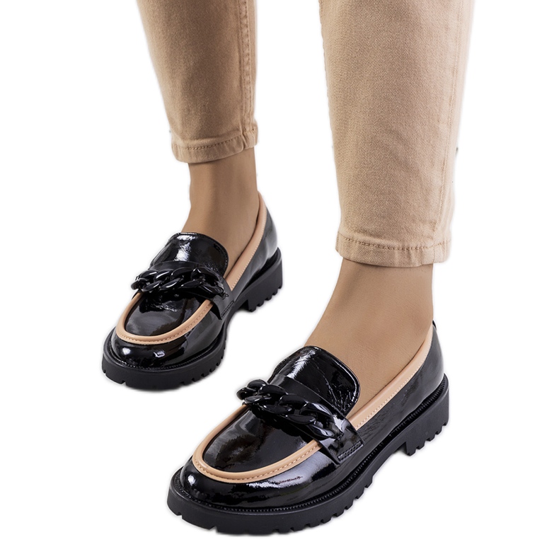 Pantofi lacuiti negri de la Eldark negru