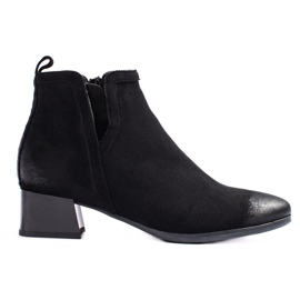 Cizme Vinceza din piele intoarsa neagra negru Cizme Vinceza din piele intoarsa neagra negru