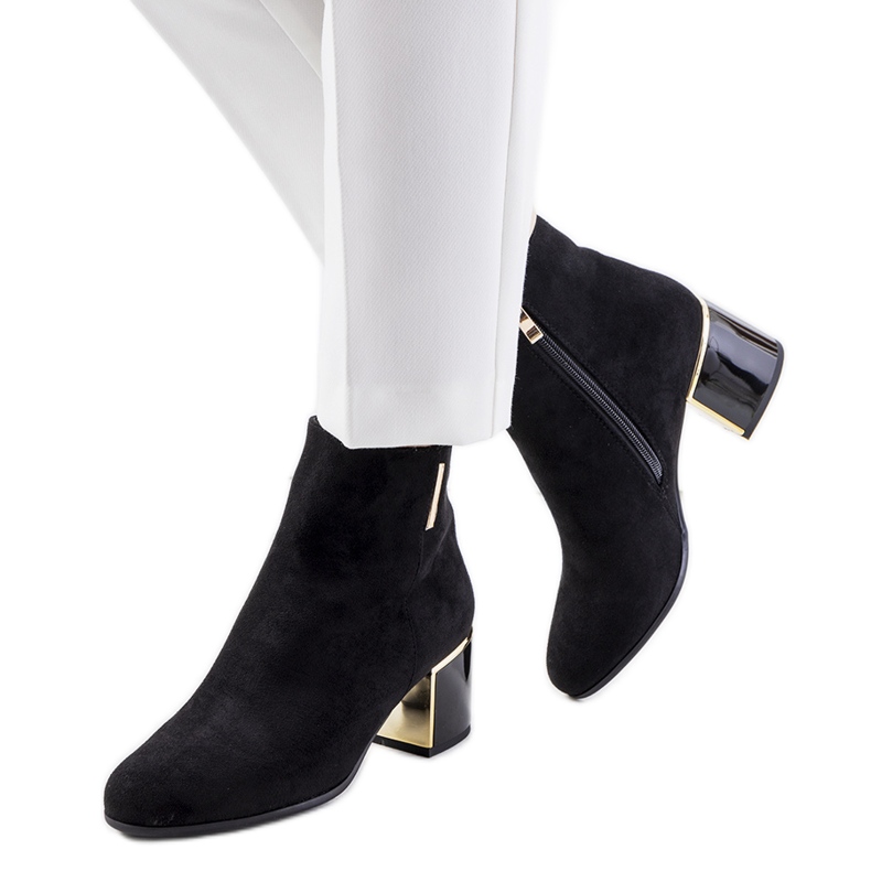 Cizme negre elegante Montes negru Cizme negre elegante Montes negru