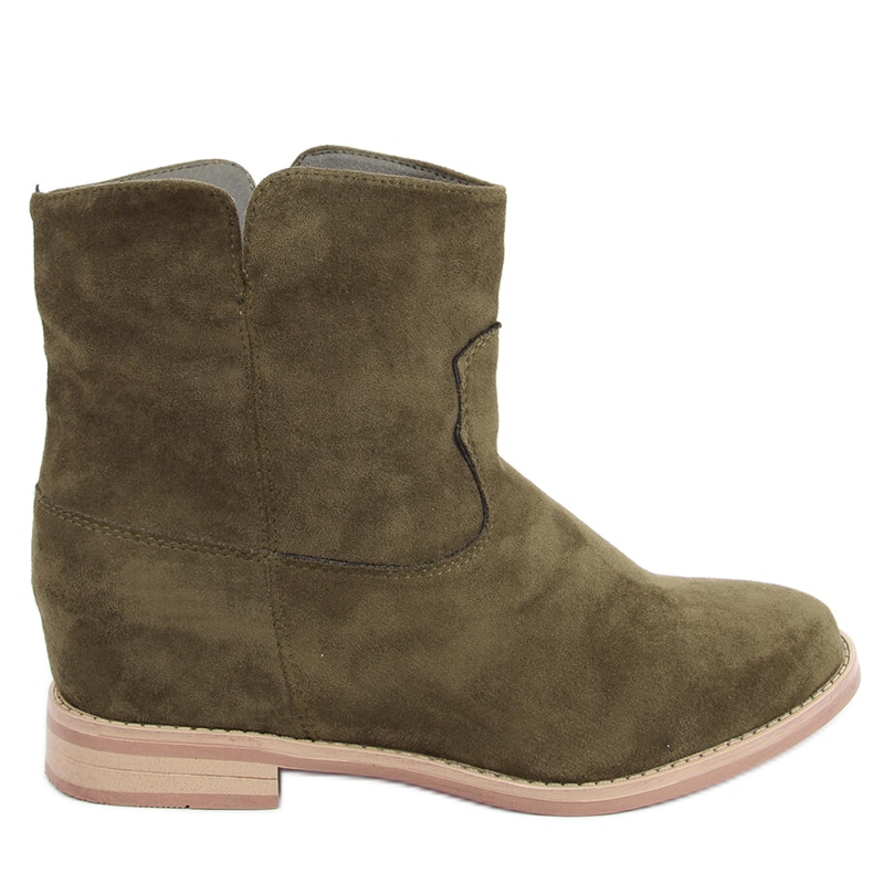 Cizme pe o pană ascunsă Deer Green verde