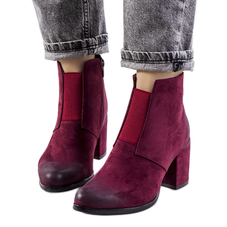 Cizme maro Norwich roșu Cizme maro Norwich roșu