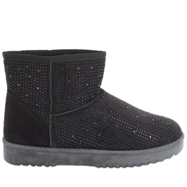 Cizme scurte de zapada Emusy din Amber Black negru Cizme scurte de zapada Emusy din Amber Black negru