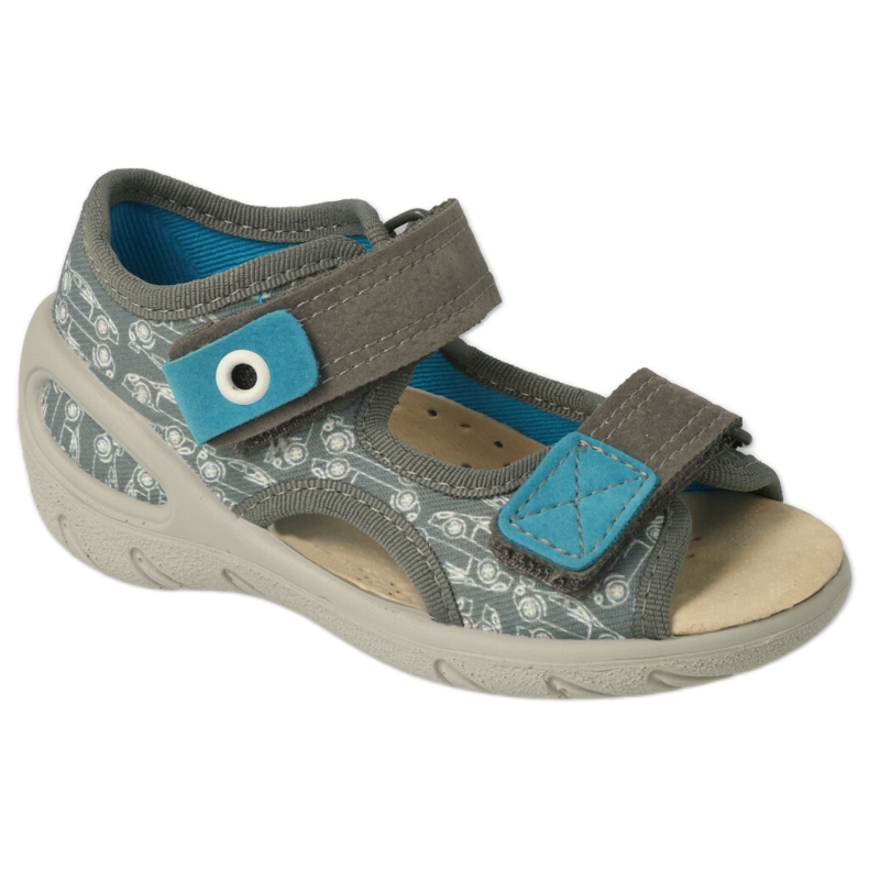 Pantofi copii Befado pu 065P169 gri verde Pantofi copii Befado pu 065P169 gri verde