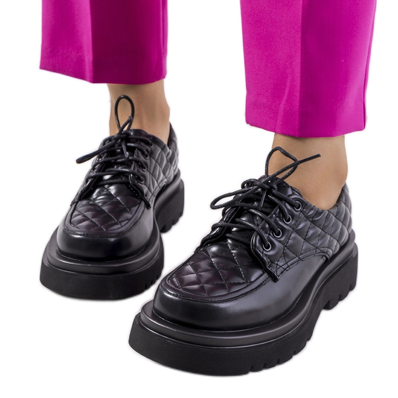 Pantofii oxford negri ai lui Godin negru