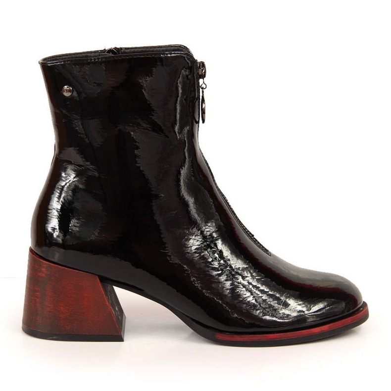 Cizme lacuite pe toc Vinceza W JAN137 negru Cizme lacuite pe toc Vinceza W JAN137 negru