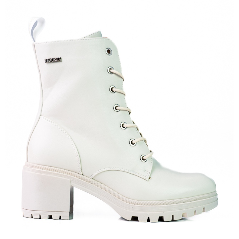 Genți Vinceza de damă, de culoare bej, cu șireturi, pe stâlp jos maro