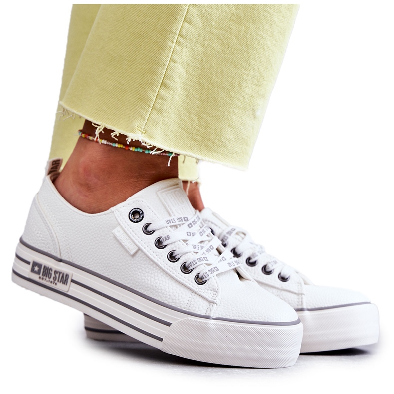 Pantofi de damă joasă Big Star KK274014 alb