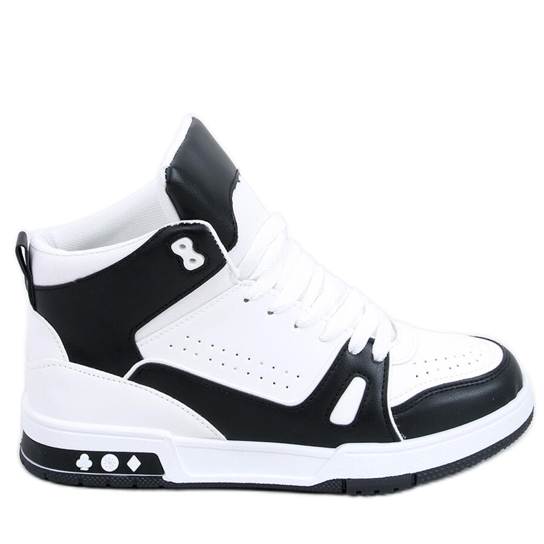 PA1 Tenisi Liam Black la glezna alb negru