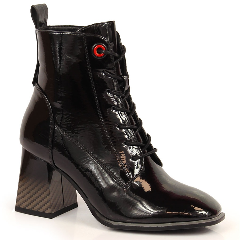 S.Barski Cizme negre izolate negre de S. Bararski negru