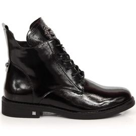 Cizme izolate lacuite Potocki W WOL92C negre negru Cizme izolate lacuite Potocki W WOL92C negre negru