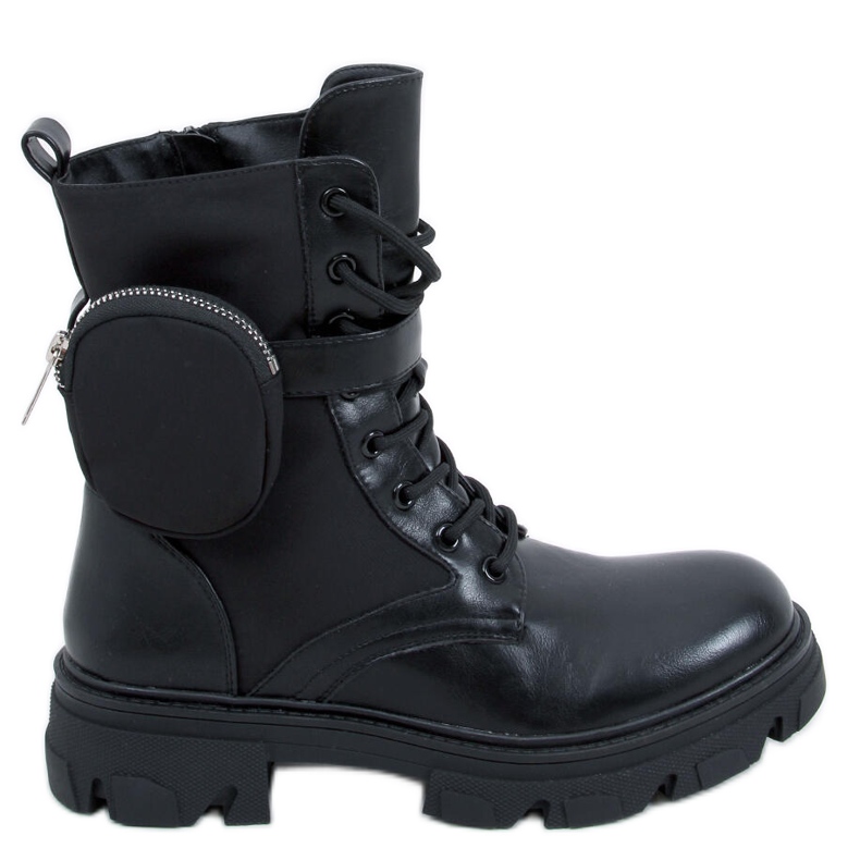 Cizme Victor Black cu șireturi negru Cizme Victor Black cu șireturi negru
