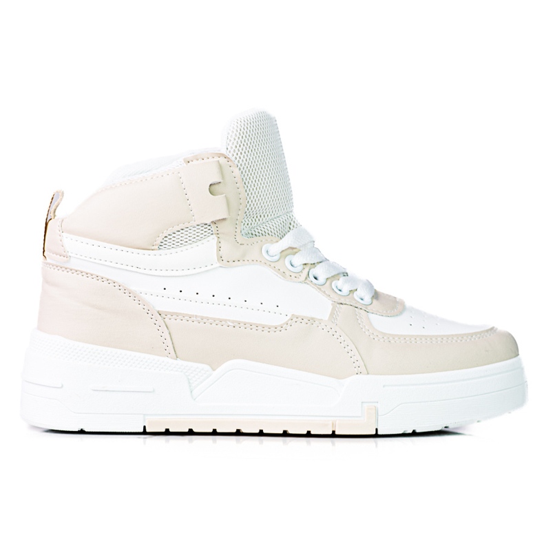 Adidași Shelovet de damă cu căptușeală înaltă, bej