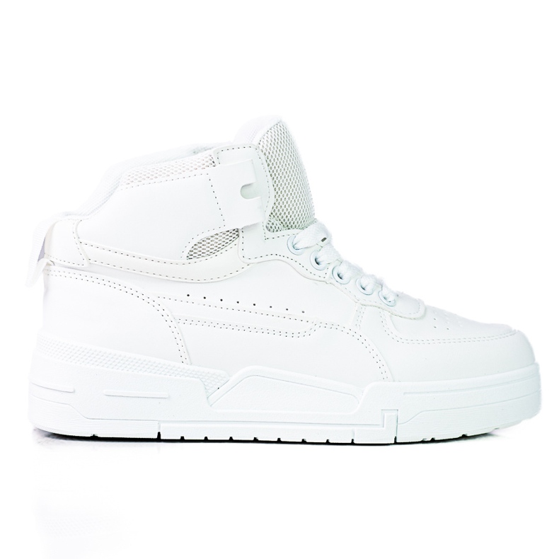 Adidași Shelovet de damă cu un alb superior înalt