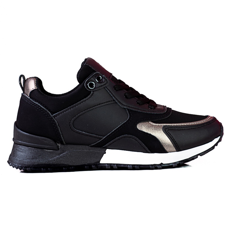 Pantofi sport dama Shelovet negri din piele ecologica negru