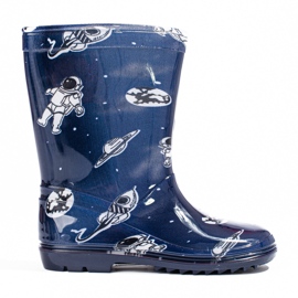 Galoșuri pentru băiat înalt cu modelul Shelovet bleumarin albastru Galoșuri pentru băiat înalt cu modelul Shelovet bleumarin albastru