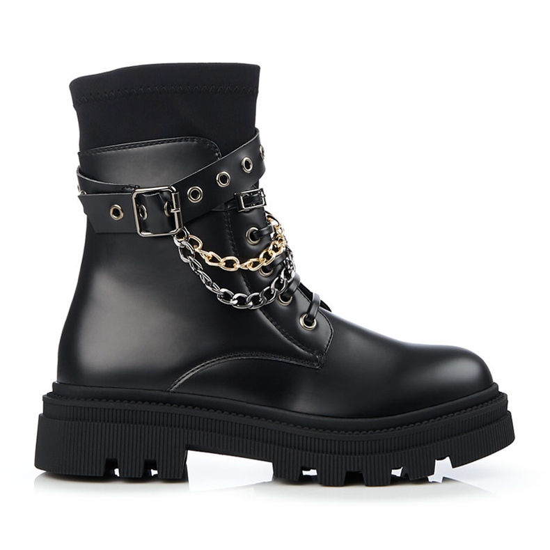 Muncitoare cu lanțuri Shelovet negru