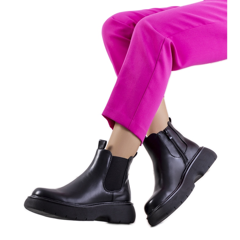 PA1 Cizme Cromer negre negru