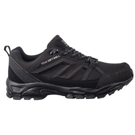 Pantofi de trekking negri pentru bărbați DK aqua Softshell negru