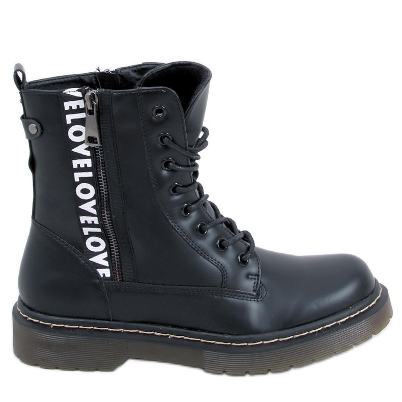 Cizme de lucru Siggy Black Matt negru