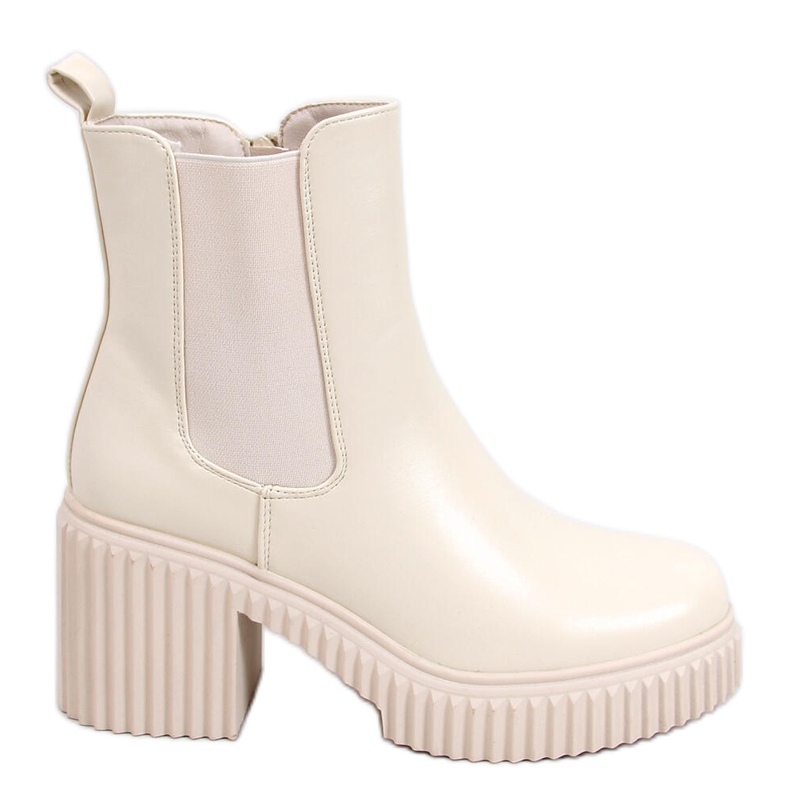 Cizme chelsea Janet Beige bej Cizme chelsea Janet Beige bej