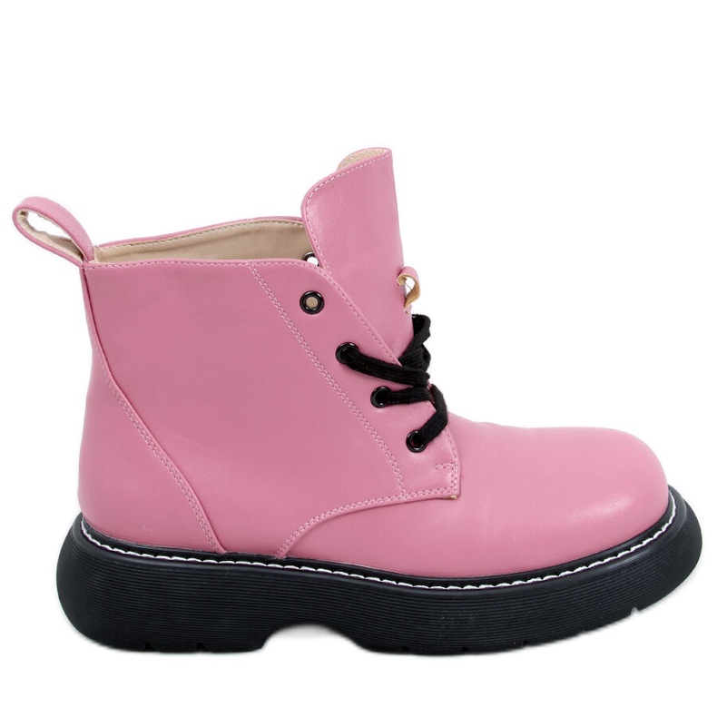 Cizme Gaia Pink martensiaki roz Cizme Gaia Pink martensiaki roz