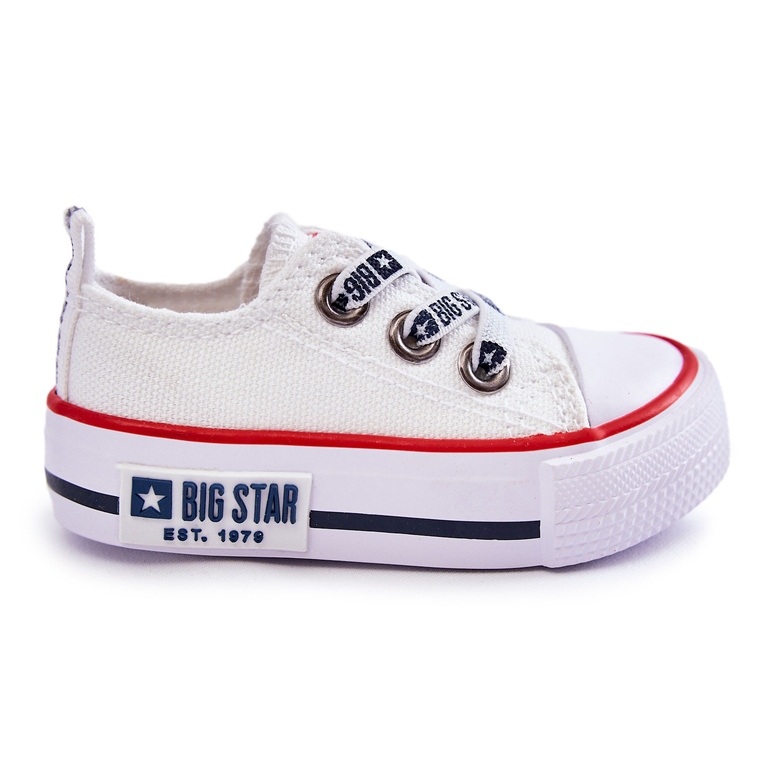 Adidași Material Copii Big Star KK374048 Alb
