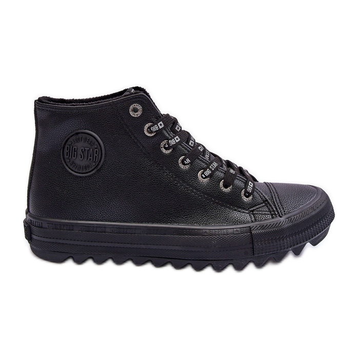 Pantofi de damă Big Star High Warmed Black EE274110 negru