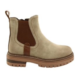 Cizme pentru femei Evento izolate cu Kaki 22BT35-5038 bej Cizme pentru femei Evento izolate cu Kaki 22BT35-5038 bej