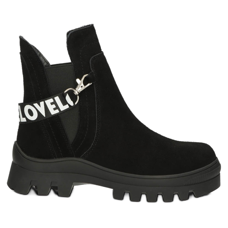 Botine Slip-On Din piele intoarsa Cu Decorat Filippo DBT3927 Negru Botine Slip-On Din piele intoarsa Cu Decorat Filippo DBT3927 Negru