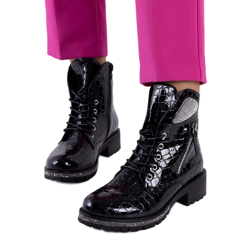 Cizme negre Airedale negru
