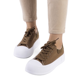 Adidasi verzi pe platforma Kilkenny verde Adidasi verzi pe platforma Kilkenny verde