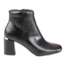 Cizme clasice de damă negre pe postul Shelovet negru Cizme clasice de damă negre pe postul Shelovet negru