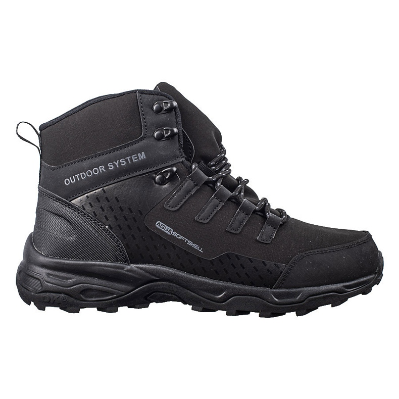Pantofi de trekking pentru bărbați High DK Outdoor negru