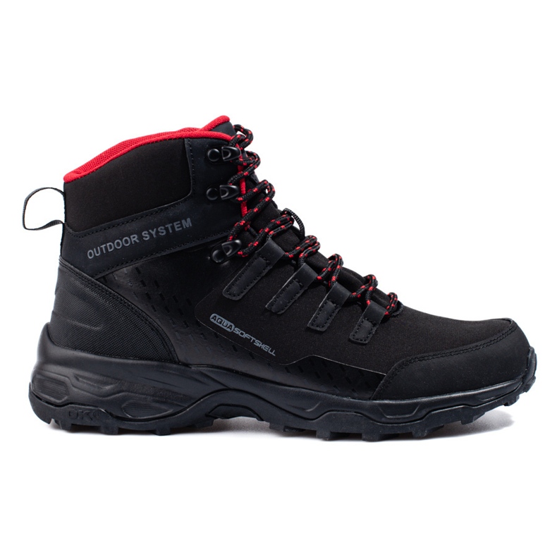 Pantofi de trekking pentru bărbați High DK Outdoor negru