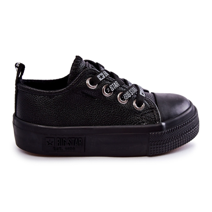 Pantofi de piele pentru copii Big Star KK374061 Negru