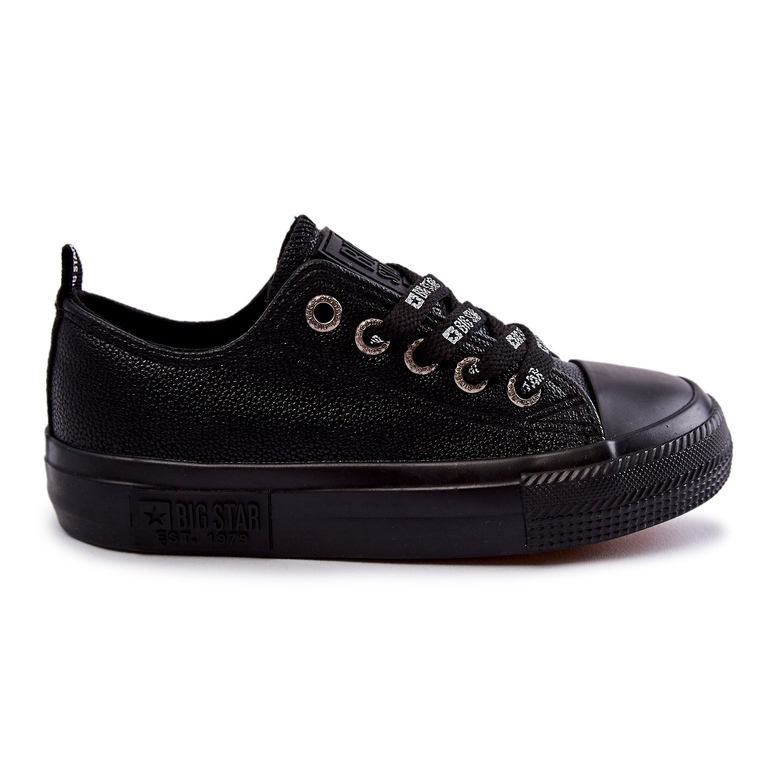 Pantofi de piele pentru copii Big Star KK374057 Negru