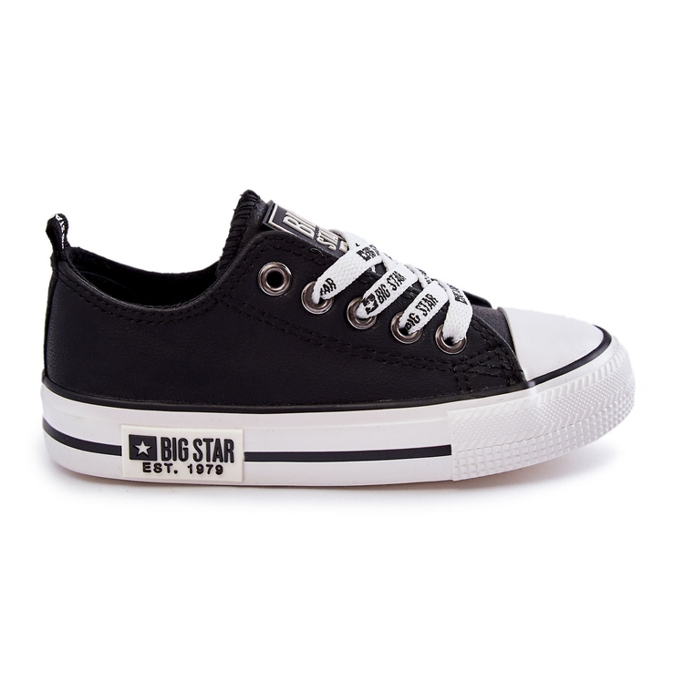 Pantofi de piele pentru copii Big Star KK374039 Negru