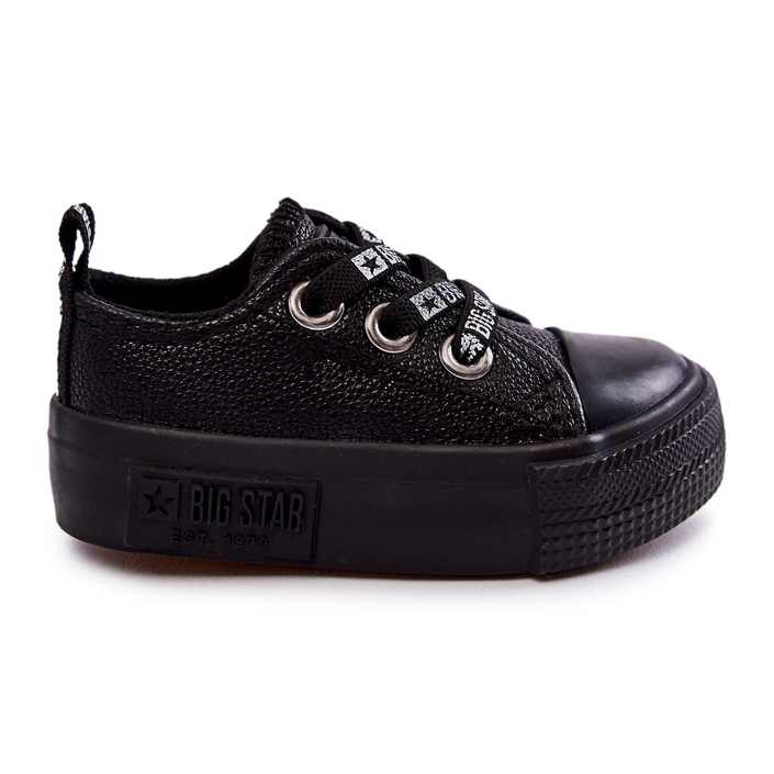 Pantofi de piele pentru copii Big Star KK374059 Negru