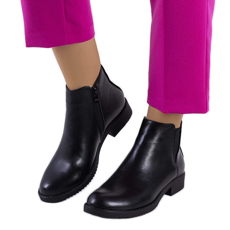 Cizme Jodhpur negre de la Nagoya negru Cizme Jodhpur negre de la Nagoya negru