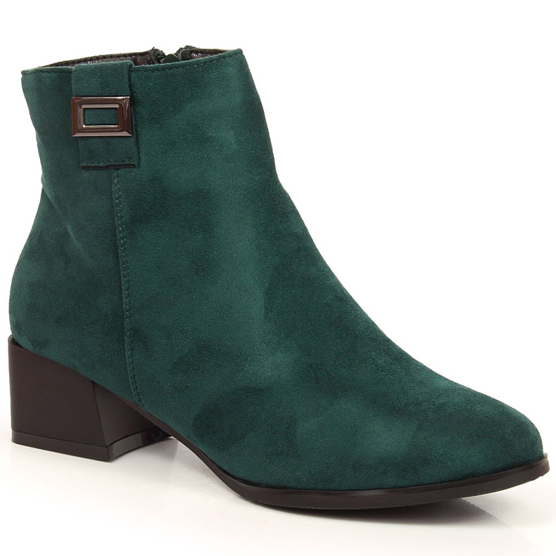 M. DASZYŃSKI Cizme calde de damă din piele intoarsa verde Daszyński SAN3B M. DASZYŃSKI Cizme calde de damă din piele intoarsa verde Daszyński SAN3B