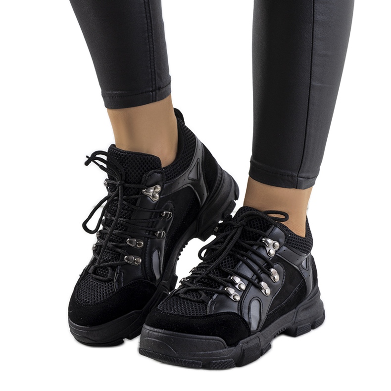 Pantofi negri Stratford negru