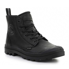 Pantofi Palladium Pampa Zip Lth Ess 76888-008-M negru Pantofi Palladium Pampa Zip Lth Ess 76888-008-M negru
