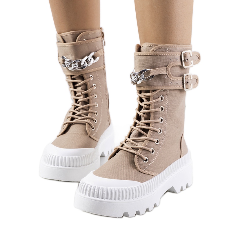 BM Tenisi maro cu lanț Taus kaki verde BM Tenisi maro cu lanț Taus kaki verde