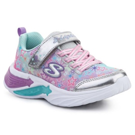 Pantofi Skechers S Lights Star Sparks 302324L-SMLT multicolor Pantofi Skechers S Lights Star Sparks 302324L-SMLT multicolor