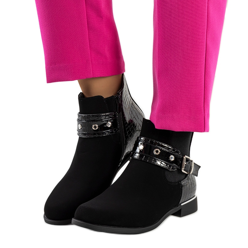 Cizme Sutton negre negru