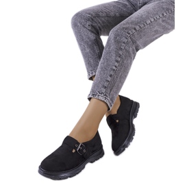 Brogues negri cu cataramă Ancel negru Brogues negri cu cataramă Ancel negru